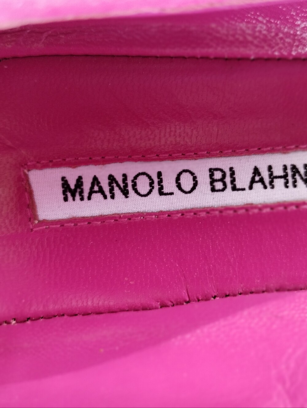 Manolo Blahnik Veralli Floral Ballet Flats Women’s 37.5 Pink Orange Black Italy - Picture 12 of 12